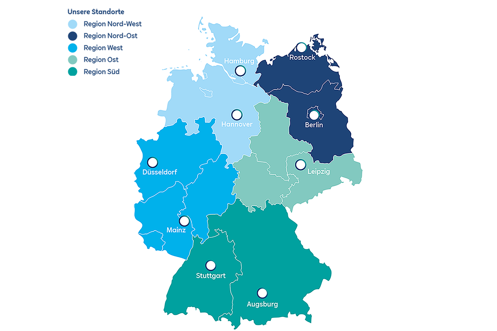 RWE Renewables Standorte in Deutschland
